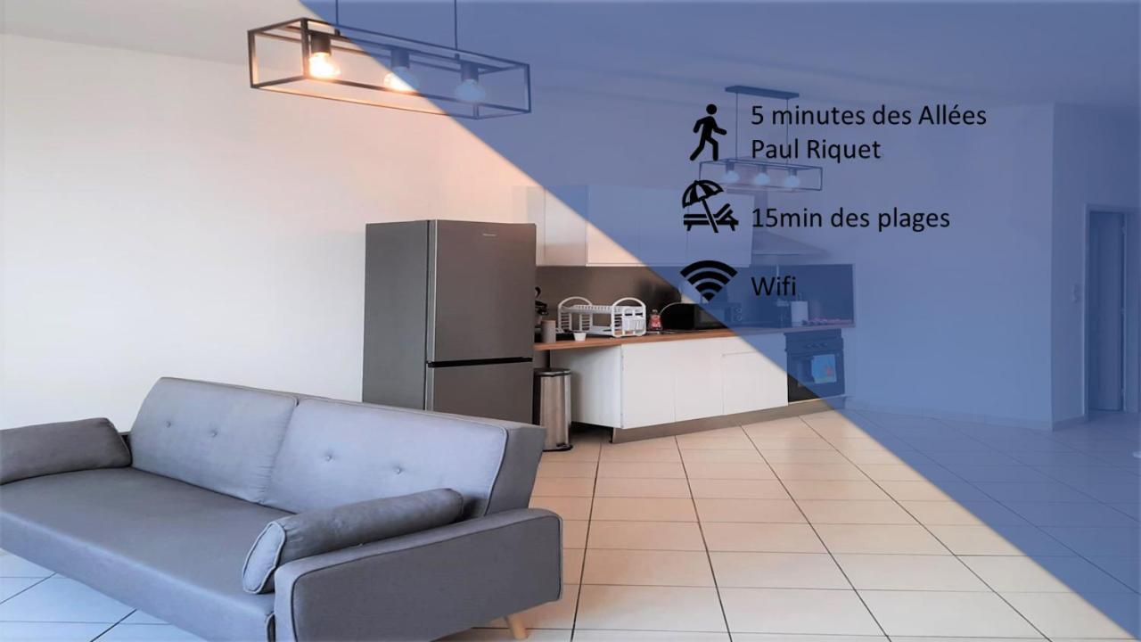 Le Albert 1Er Beziers Appartements Tout Equipes Exterior foto
